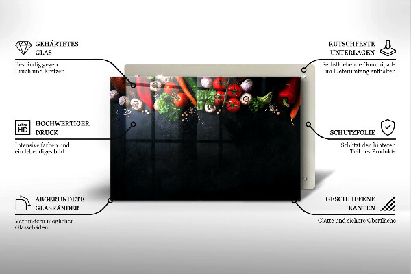 Cubre encimera Verduras coloridas