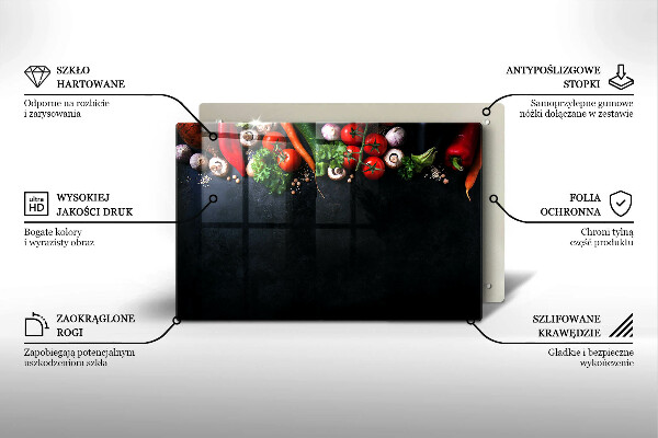 Cubre encimera Verduras coloridas