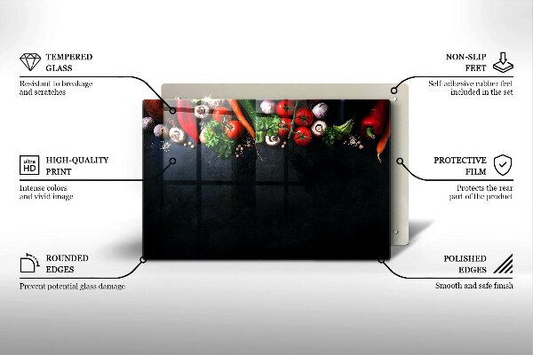 Cubre encimera Verduras coloridas