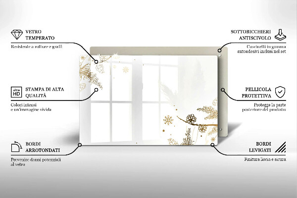 Cubre encimera Decoraciones de invierno