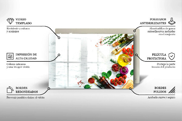 Cubre encimera Verduras y especias