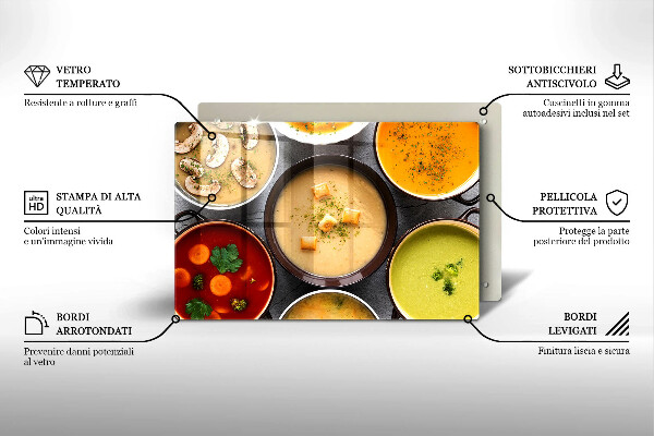 Cubre encimera Sopas coloridas