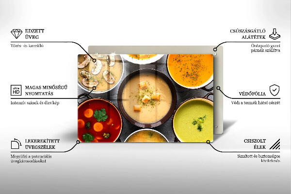 Cubre encimera Sopas coloridas