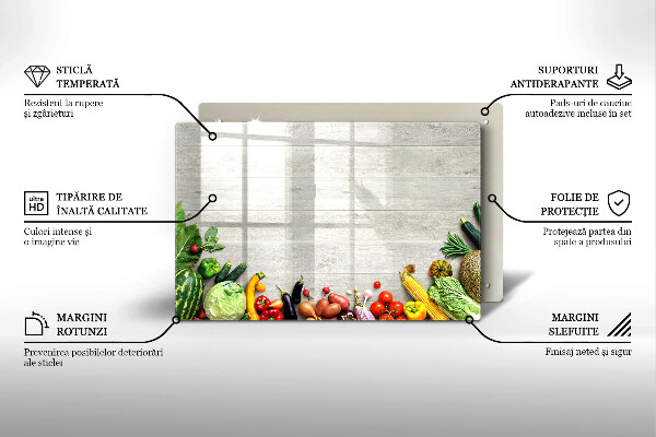 Cubre vitrocerámica Verduras en tapas