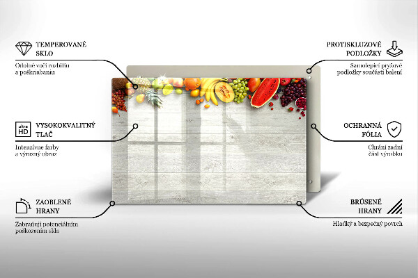 Cubre vitrocerámica Frutas en portadas