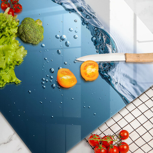 Protector placa inducción Agua azul