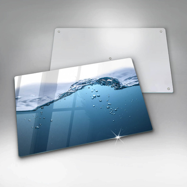 Protector placa inducción Agua azul