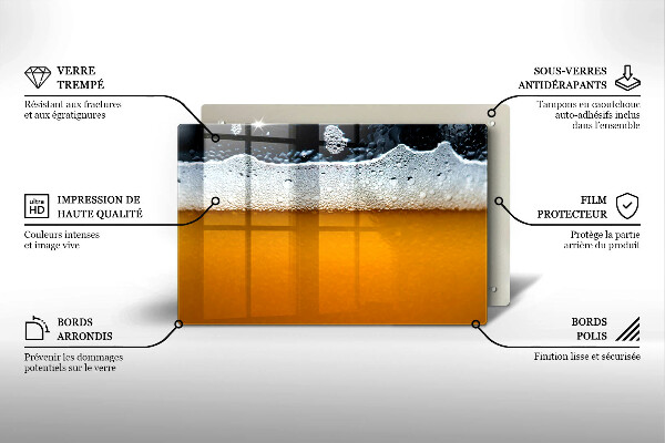 Protector placa inducción Beber espuma de cerveza