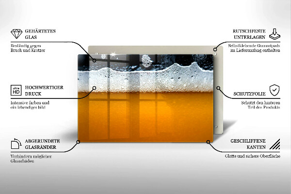 Protector placa inducción Beber espuma de cerveza