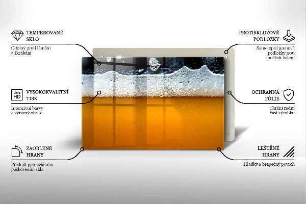 Protector placa inducción Beber espuma de cerveza