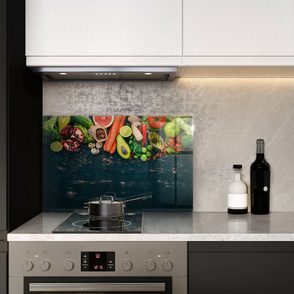 Cubre vitrocerámica Frutas y vegetales