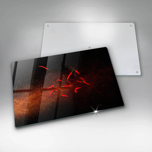 Cubre vitrocerámica Pimientos picantes