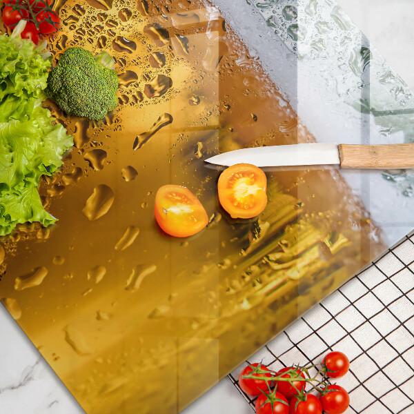 Cubre encimera Vaso de cerveza mojado