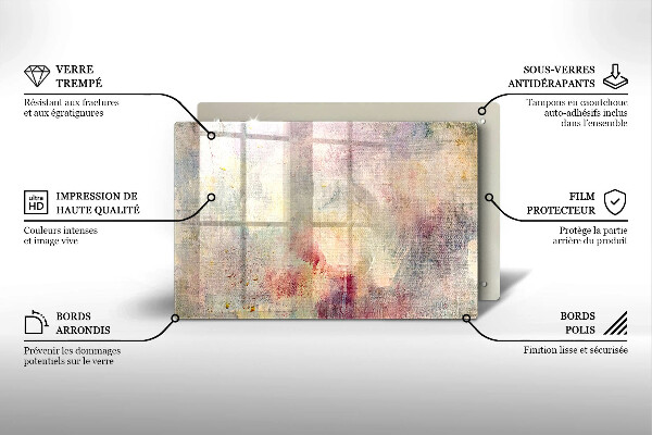 Cubre vitrocerámica Fondo de textura de pintura