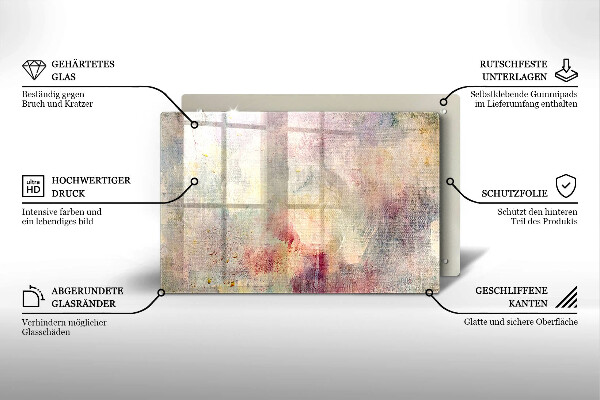 Cubre vitrocerámica Fondo de textura de pintura