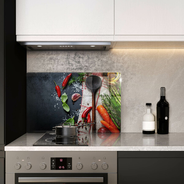 Cubre vitrocerámica Comida de cocina