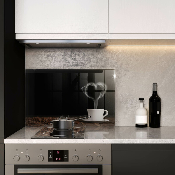 Cubre vitrocerámica Corazón de taza de café