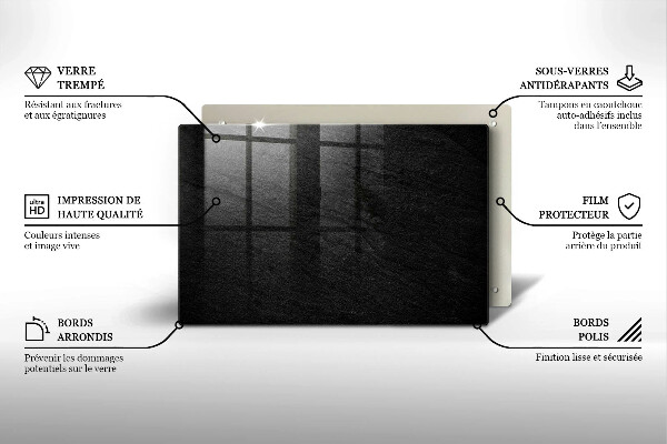 Protector placa inducción Textura de roca