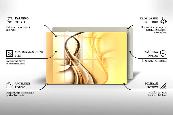 Cubre vitrocerámica Abstracción de humo