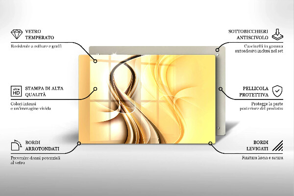 Cubre vitrocerámica Abstracción de humo