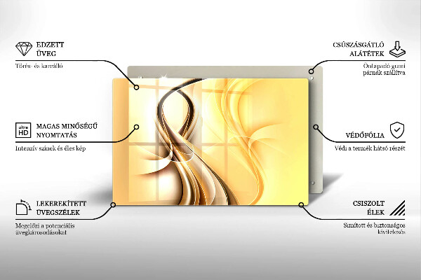 Cubre vitrocerámica Abstracción de humo