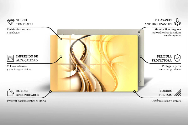 Cubre vitrocerámica Abstracción de humo