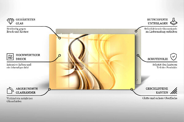 Cubre vitrocerámica Abstracción de humo
