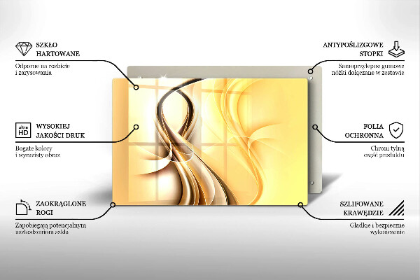 Cubre vitrocerámica Abstracción de humo