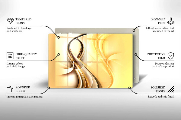Cubre vitrocerámica Abstracción de humo