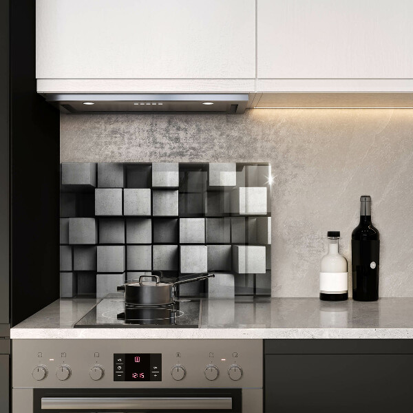 Cubre vitrocerámica Cuadrados abstractos 3d