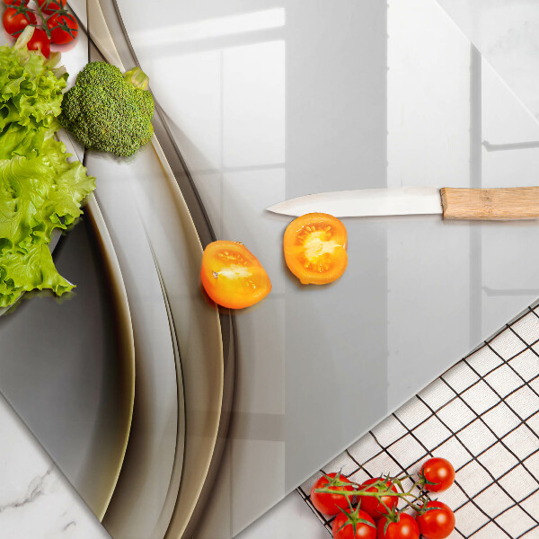 Cubre vitrocerámica Abstracción de líneas suaves