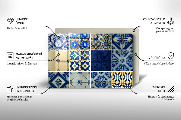 Cubre vitrocerámica Azulejos decorativos