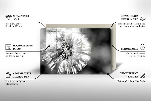 Cubre vitrocerámica Un delicado diente de león