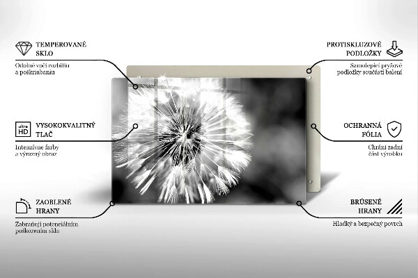 Cubre vitrocerámica Un delicado diente de león