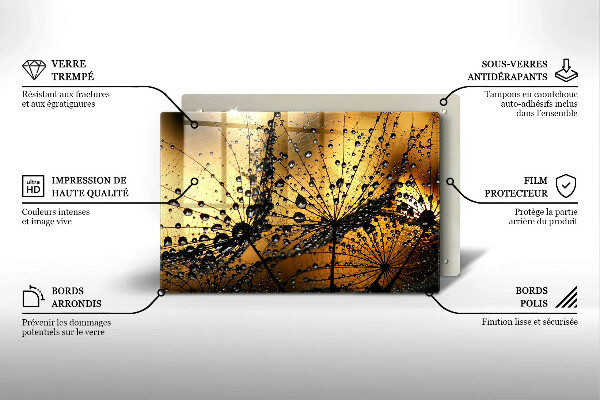 Cubre vitrocerámica Rocío y dientes de león