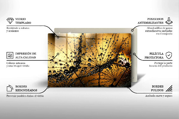 Cubre vitrocerámica Rocío y dientes de león