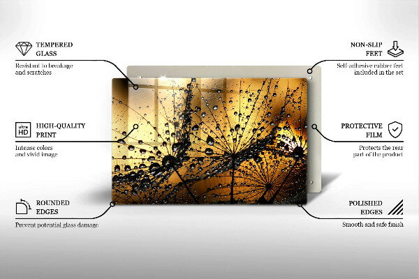 Cubre vitrocerámica Rocío y dientes de león