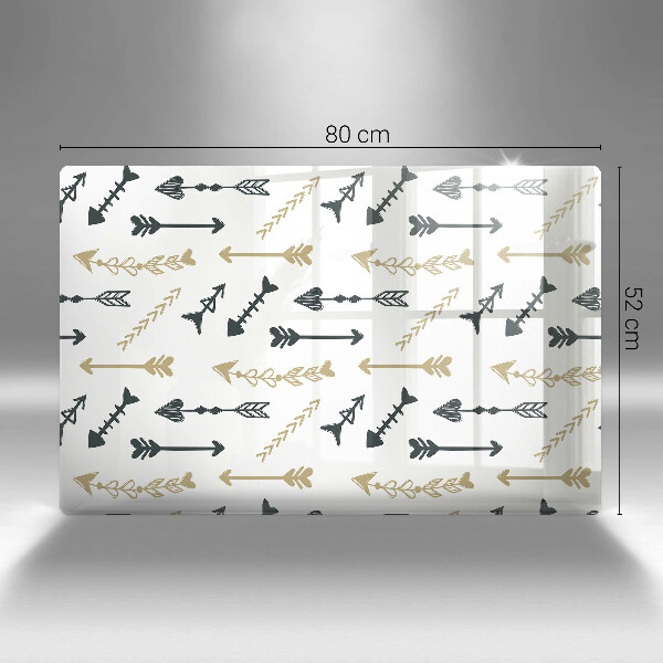 Cubre vitrocerámica Patrón de flechas boho