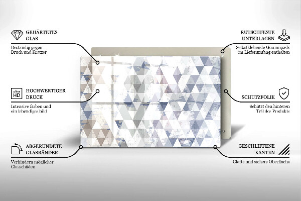 Cubre vitrocerámica Patrón de triángulos
