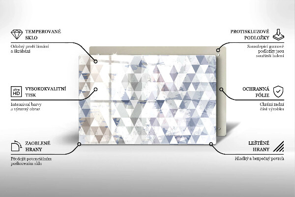 Cubre vitrocerámica Patrón de triángulos