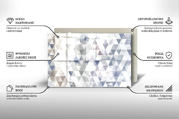 Cubre vitrocerámica Patrón de triángulos
