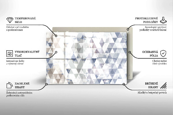 Cubre vitrocerámica Patrón de triángulos
