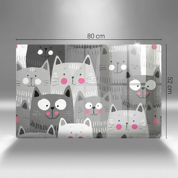 Cubre vitrocerámica Ilustración de gatos
