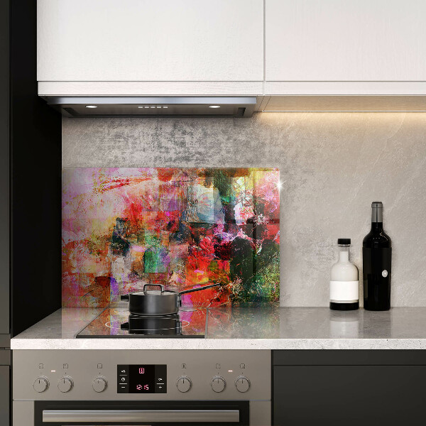 Cubre vitrocerámica Abstracción de pintura