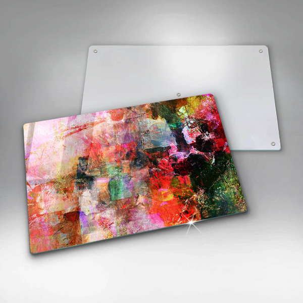 Cubre vitrocerámica Abstracción de pintura