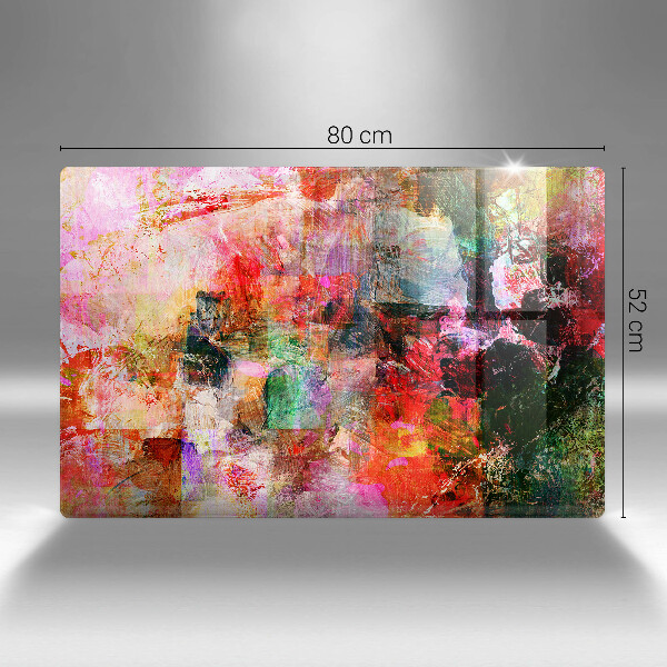 Cubre vitrocerámica Abstracción de pintura