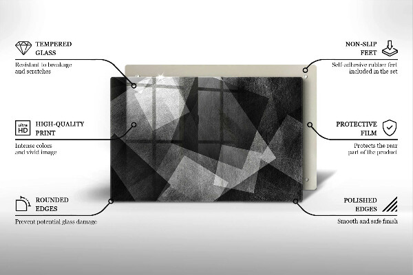 Cubre vitrocerámica Abstracción geométrica