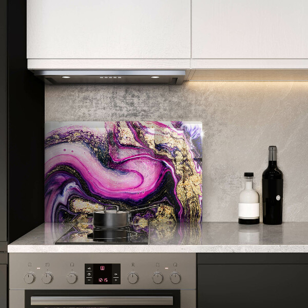 Cubre encimera Diseño abstracto oro