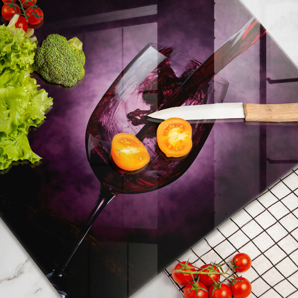 Cubre vitrocerámica Una copa de vino