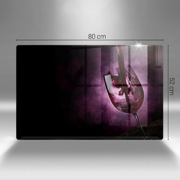Cubre vitrocerámica Una copa de vino